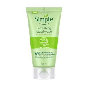 simple kind to skin refreshing facial wash face wash (100 ml)